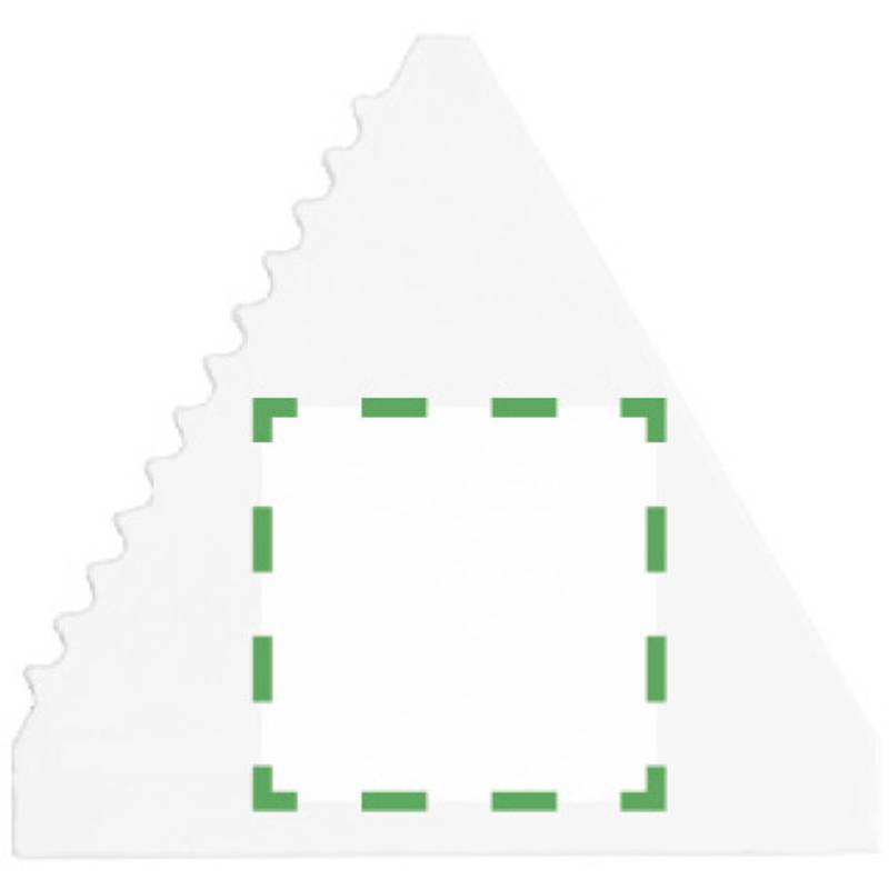 ŠKRABKA trojuholníková plastová škrabka, biela ŠKRABKA trojuholníková plastová škrabka, biela